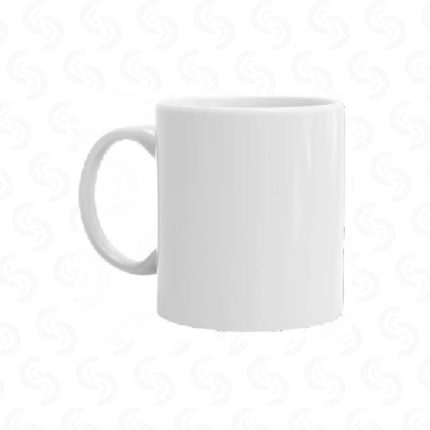 Taza de cerámico blanco